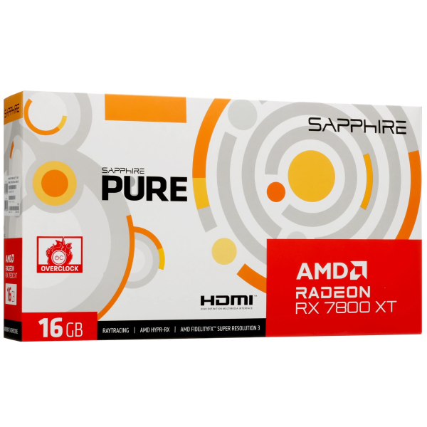 Sapphire AMD Radeon RX 7800 XT PURE OC — изображение 2