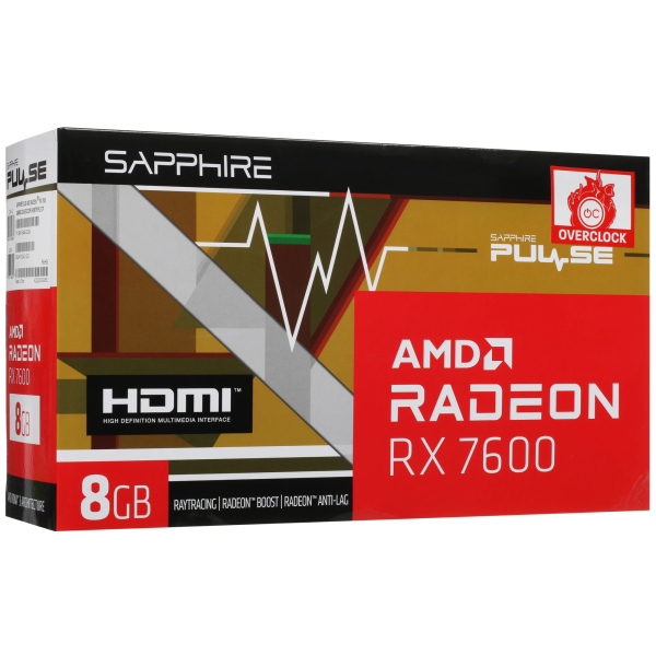 Sapphire AMD Radeon RX 7600 PULSE GAMING OC — изображение 2
